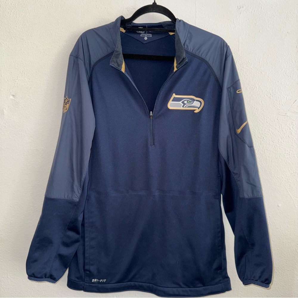 Nike Seattle Seahawks Dri Fit On Field Pullover